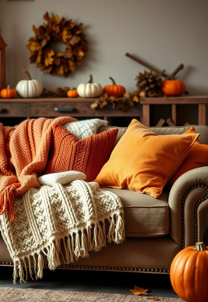 orange Cozy Fall Decor Ideas That'll Make Your Home Feel Like a Warm Hug!